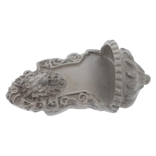 LRXIYODE Miniatur Garten Dekoration Löwenkopf Wandornament Resin Kunst Figur für Puppenhaus Outdoor Gartenlandschaft Vintage Mini Haus Zubehör LRXIYODE Miniatur Garten Dekoration Löwenkopf Wandornament Resin Kunst Figur für Puppenhaus Outdoor Gartenlandschaft Vintage Mini Haus Zubehör von LRXIYODE