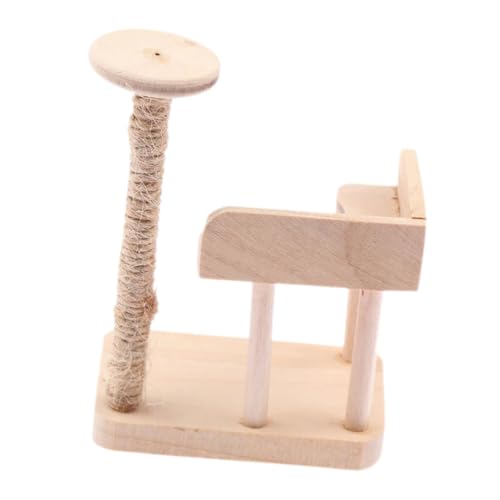 LRXIYODE Miniatur Holz Katzen Klettergerüst Puppenhaus Möbel Dekoration Miniatur Haustier Möbel Zubehör für Bjd Puppen Kompaktes Design für Detailgetreue Szenen Natürliche Holzoptik LRXIYODE Miniatur Holz Katzen Klettergerüst Puppenhaus Möbel Dekoration Miniatur Haustier Möbel Zubehör für Bjd Puppen Kompaktes Design für Detailgetreue Szenen Natürliche Holzoptik von LRXIYODE