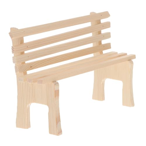 LRXIYODE Miniatur Holzbank Modell Natürliche Holzfarbe Filigrane Gartenbank Deko Puppenhaus Möbel Handgefertigte Miniatur für Fotografie und Wohnungsdekoration LRXIYODE Miniatur Holzbank Modell Natürliche Holzfarbe Filigrane Gartenbank Deko Puppenhaus Möbel Handgefertigte Miniatur für Fotografie und Wohnungsdekoration von LRXIYODE