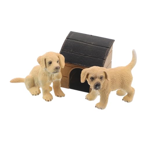 LRXIYODE Miniatur Hundespielzeug Set mit Realistischem Puppenhaus und Niedlichen Welpenfiguren Vielseitige DIY Zubehör für Feengarten Terrarium und Miniatur Haustierdekoration LRXIYODE Miniatur Hundespielzeug Set mit Realistischem Puppenhaus und Niedlichen Welpenfiguren Vielseitige DIY Zubehör für Feengarten Terrarium und Miniatur Haustierdekoration von LRXIYODE