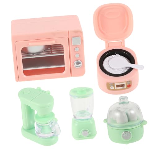 LRXIYODE Miniatur Küchenzubehör für Puppenhaus Realistische Küchengeräte für Mädchen für Kreative Miniatur Foodspiele Einfach zu für Puppenhaus Dekoration von LRXIYODE