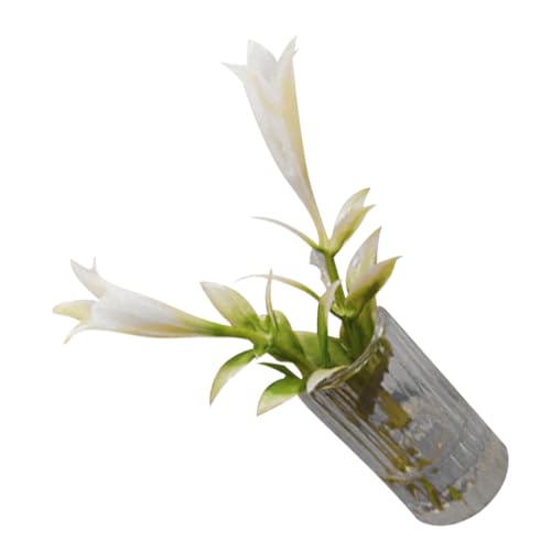 LRXIYODE Realistische Mini-Lilie Aus Kunstharz Für Die Miniatur-Dekoration Von Und Garten von LRXIYODE
