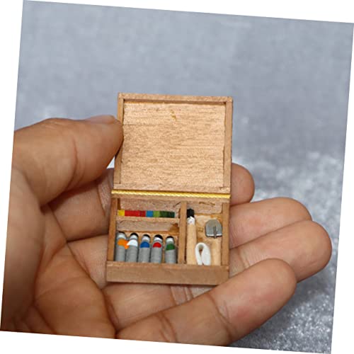 LRXIYODE Miniatur Mini Holzmodell Flexibles Kinderzimmer Puppenhaus Dekoration Pädagogisches Modell Zubehör Langlebig Sicher von LRXIYODE