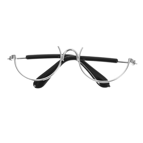 LRXIYODE Miniatur Puppenbrille Metallrand Halbrahmen Brille für Puppenhaus Dekoration Vielseitiges Zubehör für DIY Kostüm und Puppenhandwerk Langlebig Modisch für Verschiedene Stofftiere LRXIYODE Miniatur Puppenbrille Metallrand Halbrahmen Brille für Puppenhaus Dekoration Vielseitiges Zubehör für DIY Kostüm und Puppenhandwerk Langlebig Modisch für Verschiedene Stofftiere von LRXIYODE