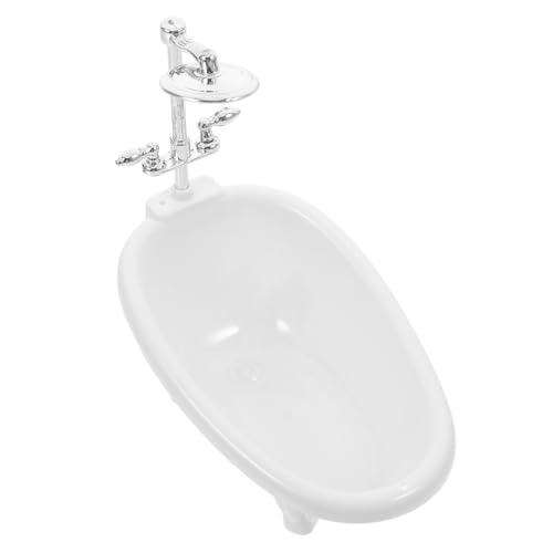 LRXIYODE Miniatur Puppenhaus Badewanne Detailgetreu Gestaltetes Zubehör für Puppenhäuser Geeignet als Dekoration und Handgefertigt Passend für Puppenfiguren für Sammler LRXIYODE Miniatur Puppenhaus Badewanne Detailgetreu Gestaltetes Zubehör für Puppenhäuser Geeignet als Dekoration und Handgefertigt Passend für Puppenfiguren für Sammler von LRXIYODE