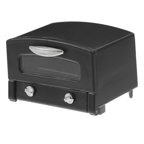 LRXIYODE Miniatur Puppenhaus Ofen Modell Mini Backofen Sicheres DIY Puppenhaus Zubehör Schwarzes Mini Backofen Modell für Spielküche Deko und Foto Requisiten LRXIYODE Miniatur Puppenhaus Ofen Modell Mini Backofen Sicheres DIY Puppenhaus Zubehör Schwarzes Mini Backofen Modell für Spielküche Deko und Foto Requisiten von LRXIYODE
