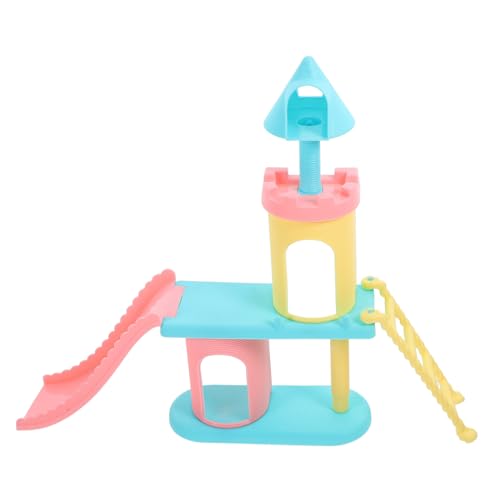 LRXIYODE Miniatur Puppenhaus Spielplatz Modell DIY Miniatur Spielplatz mit Rutsche Puppenhaus Zubehör Sandtisch Dekoration von LRXIYODE