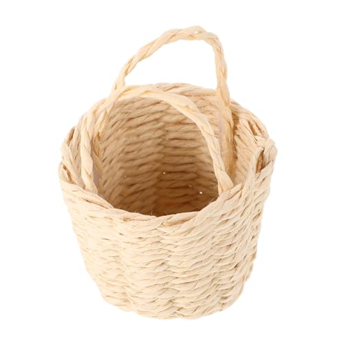 LRXIYODE Miniaturpuppenhaus Korb Winziger Obstkorb Korb Picknick -Korb Mini Eggorb Kleine Einkaufskorb Miniatur Obstkorb Für Puppenhauszubehör LRXIYODE Miniaturpuppenhaus Korb Winziger Obstkorb Korb Picknick -Korb Mini Eggorb Kleine Einkaufskorb Miniatur Obstkorb Für Puppenhauszubehör von LRXIYODE