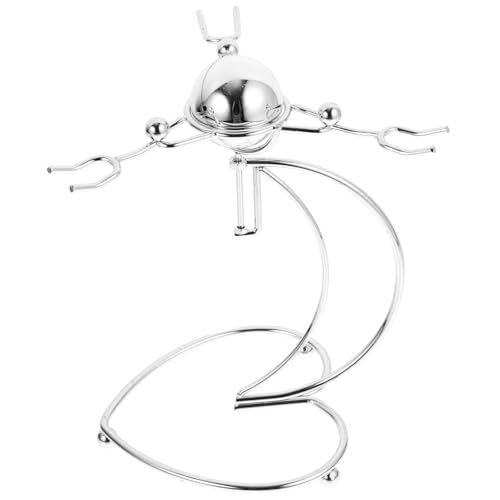 LRXIYODE Modernes Metall Balance Iron Person Statue Antirostbeschichtetes Desktop Ornament Physikalisches Gleichgewichtsmodell Kreative Schreibtischdekoration Lehrreiches für Freunde und LRXIYODE Modernes Metall Balance Iron Person Statue Antirostbeschichtetes Desktop Ornament Physikalisches Gleichgewichtsmodell Kreative Schreibtischdekoration Lehrreiches für Freunde und von LRXIYODE