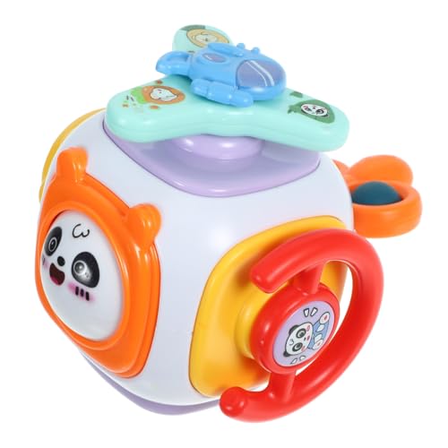 LRXIYODE Montessori Busy Cube aus Sicherem Kunststoff Motorikfördernd Feinmotorische Übungen Fidget Geeignet für Jungen und Mädchen Pädagogisch von LRXIYODE