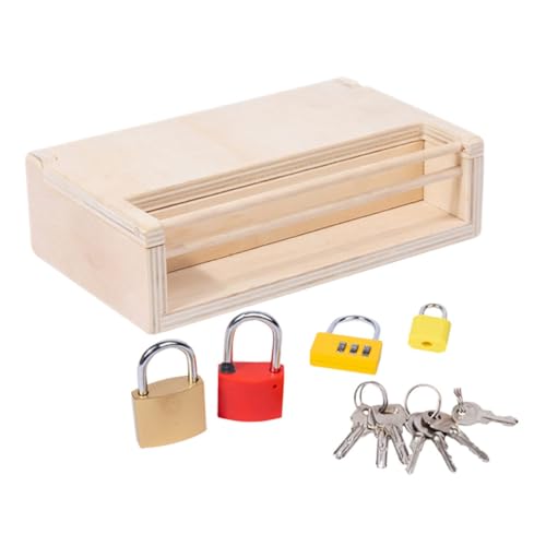 LRXIYODE Montessori Holzspielzeug Schlüssel Schloss Lernspielzeug für Jahre Pädagogisch Fördernd Hand Auge Koordination und Problemlösung Spielerisch Entwickeln LRXIYODE Montessori Holzspielzeug Schlüssel Schloss Lernspielzeug für Jahre Pädagogisch Fördernd Hand Auge Koordination und Problemlösung Spielerisch Entwickeln von LRXIYODE