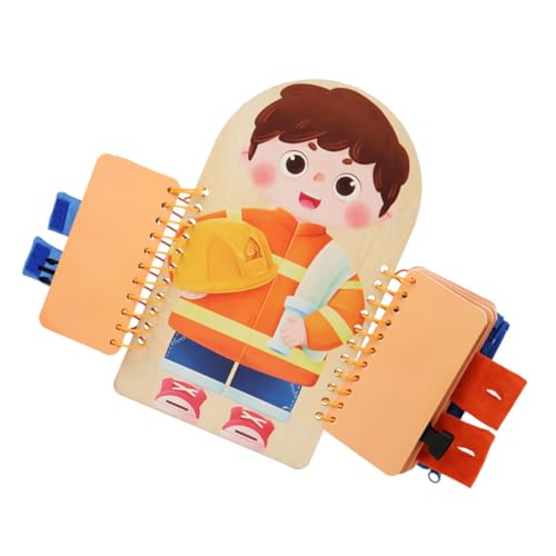 LRXIYODE Multilagiges Montessori Holz Busy Board Lernspielzeug für Kleinkinder Ab Jahr zur Feinmotorik und Sensorische Entwicklung Tragbar und Langlebig Aktivitätsspielzeug für Jungen von LRXIYODE