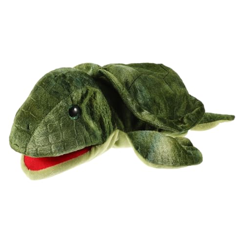 LRXIYODE Niedliche Schildkröte Handpuppe Aus Interaktives Tier Für Geschichtenerzählen Und Kreatives Und Puppentheater von LRXIYODE