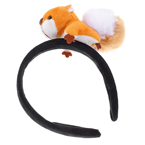 LRXIYODE Niedlicher Plüsch Eichhörnchen Haarreif und Erwachsene Partykopfschmuck Kuscheliges Tier Stirnband für Halloween Cosplay Foto Requisite Waldtiere Accessoire LRXIYODE Niedlicher Plüsch Eichhörnchen Haarreif und Erwachsene Partykopfschmuck Kuscheliges Tier Stirnband für Halloween Cosplay Foto Requisite Waldtiere Accessoire von LRXIYODE