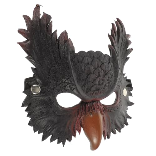 LRXIYODE Owl Mask Tiermaske Verstellbar Halloween Karneval Kostümmaske für Erwachsene und Cosplay Party Tiergesichtsmasken Zubehör für Maskerade und Bühnenauftritte LRXIYODE Owl Mask Tiermaske Verstellbar Halloween Karneval Kostümmaske für Erwachsene und Cosplay Party Tiergesichtsmasken Zubehör für Maskerade und Bühnenauftritte von LRXIYODE