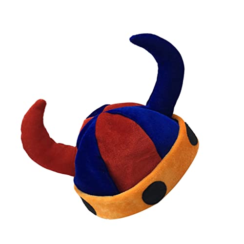 LRXIYODE Ox Horn Party Cosplay Hut Lustige Verkleidungskappe Blau und Rot Weicher Atmungsaktiver Karnevalshut für Festival Geburtstag und Bühnenauftritte LRXIYODE Ox Horn Party Cosplay Hut Lustige Verkleidungskappe Blau und Rot Weicher Atmungsaktiver Karnevalshut für Festival Geburtstag und Bühnenauftritte von LRXIYODE