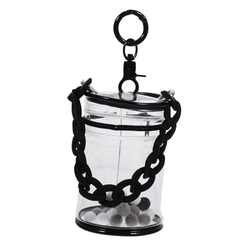 LRXIYODE PVC Transparenter Mini Puppentragetasche Tragbarer Organizer mit Staubschutz Klarer Displaybeutel für Sammelfiguren Zubehör für Unterwegs und Vielseitige Nutzung von LRXIYODE