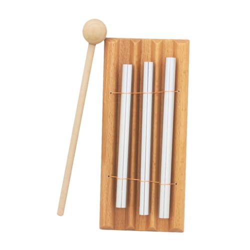 LRXIYODE Percussion Instrument aus Holz Edukatives Musikspielzeug mit Robustem Metall Langlebig und Bequem Fördert Hörvermögen und Musikalische Fähigkeiten Geeignet für Frühe Bildung und von LRXIYODE