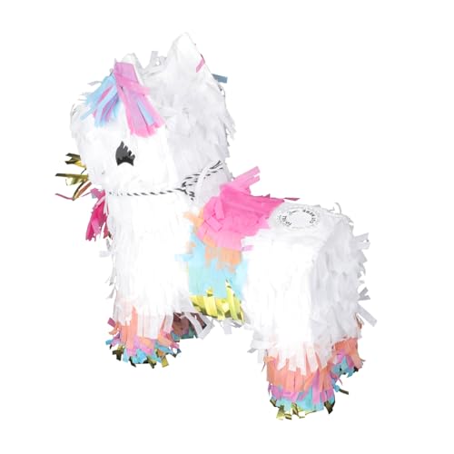 LRXIYODE Pinata Pferd Partyspiel mit Süßigkeitenfüllung Buntes Mini Pferd Pinata für Geburtstagsfeier Shower und Kinderfest Papiermaterial LRXIYODE Pinata Pferd Partyspiel mit Süßigkeitenfüllung Buntes Mini Pferd Pinata für Geburtstagsfeier Shower und Kinderfest Papiermaterial von LRXIYODE
