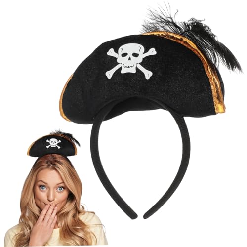 LRXIYODE Piraten Haarreif Motiv Halloween Stirnband Leicht Cosplay Party Dekoration Zubehör Für Frauen LRXIYODE Piraten Haarreif Motiv Halloween Stirnband Leicht Cosplay Party Dekoration Zubehör Für Frauen von LRXIYODE