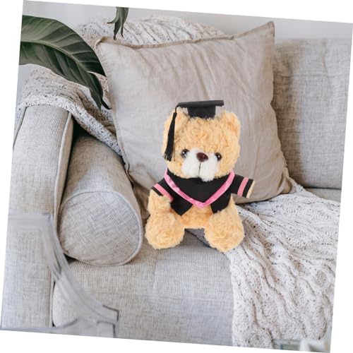 LRXIYODE Plüsch Abschlussbär Weiches Cartoon Kuscheltier Doktorrobe Dekoratives und Tragbares für Absolventen aus Hochwertigem Baumwollmaterial Abschlussgeschenk für Studenten von LRXIYODE