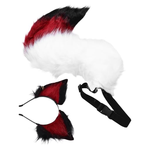 LRXIYODE Plüsch Fuchsohr Haarreif und Weiche Cosplay Tierohren für Frauen Bequemes Halloween Kostümzubehör Vielseitig für Party und Rollenspiel von LRXIYODE