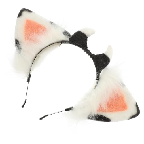 LRXIYODE Plüsch Haarreif mit Kuh ohren Leichter Langlebiger Party Haarschmuck für Erwachsene und Kreatives Cosplay Stirnband Geeignet für Festivals und Geburtstagsfeiern LRXIYODE Plüsch Haarreif mit Kuh ohren Leichter Langlebiger Party Haarschmuck für Erwachsene und Kreatives Cosplay Stirnband Geeignet für Festivals und Geburtstagsfeiern von LRXIYODE