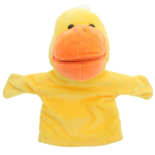 LRXIYODE Plüsch Handpuppe Ente Kuscheliges Für Kleinkinder Als Lernspielzeug Und Schnullerhilfe Kinderpartys Und von LRXIYODE