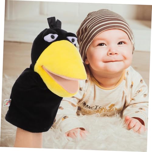LRXIYODE Plüsch Handpuppe Fingerpuppe Kreatives Tierkopf Interaktives Lernspielzeug für Kindergarten und Zuhause Weiches Material Sichere Kanten Kompakt und Langlebig von LRXIYODE