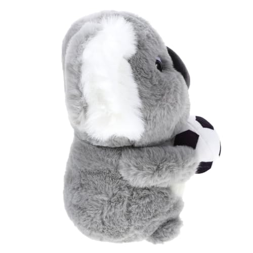 LRXIYODE Plüsch Koala Kuscheltier Weiches Stofftier mit Grünem Schal Niedliche Koala Puppe für Freunde Wohnzimmer Deko von LRXIYODE