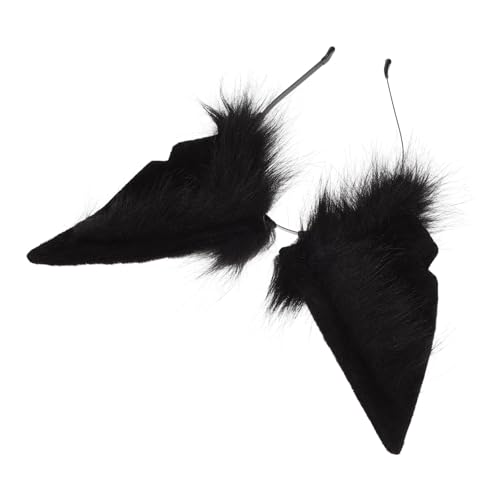 LRXIYODE Plüsch Wolfsohren Haarreif Party Cosplay Kopfschmuck Leicht und Bequem für Karneval Kostüm Zubehör für Damen und Herren von LRXIYODE