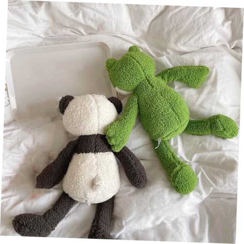 LRXIYODE Plüschfrosch Kuscheltier Sofa Deko Weiches Waschbares Frösche Niedliche Sitzplatzpuppe für Cartoon Frosch mit Hellem Farbdesign als Dekoration von LRXIYODE