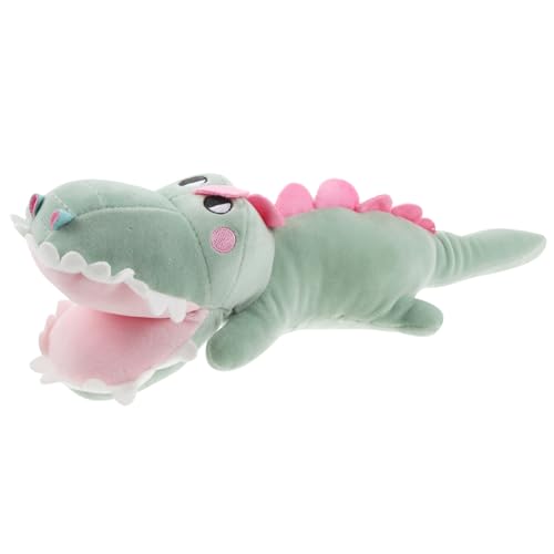 LRXIYODE Plüschtier Kuscheltier Krokodil Stofftier Weiches Tier Plüschpuppe Dekoratives Tierkuscheltier Grün von LRXIYODE