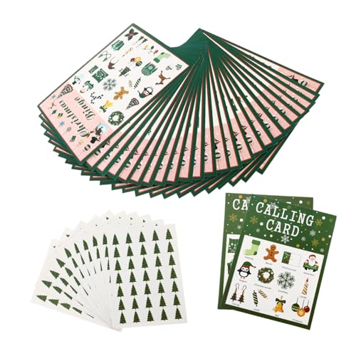 LRXIYODE Praktisches Quadratische Bingo Spielkarten aus Papier für Weihnachtsfeier Portabel Lebendige Partyatmosphäre Sicher für Familien Farblich Zufällig Zufällige Farbe von LRXIYODE