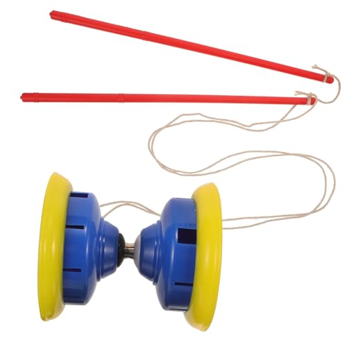 LRXIYODE Professionelles Diabolo mit Dreifachem Traditionelles Chinesisches Fitnessspielzeug für Erwachsene und Langlebig Stabil und Einfach zu Erlernen Geeignet für Zufällige Farbe von LRXIYODE