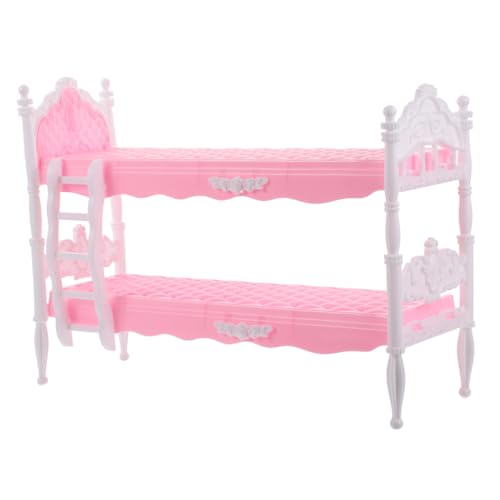 LRXIYODE Puppenhaus Etagenbett Puppenzubehör für Prinzessinnenpuppen Detailreiches Bett Modell für für Kreatives für Fantasievolles von LRXIYODE