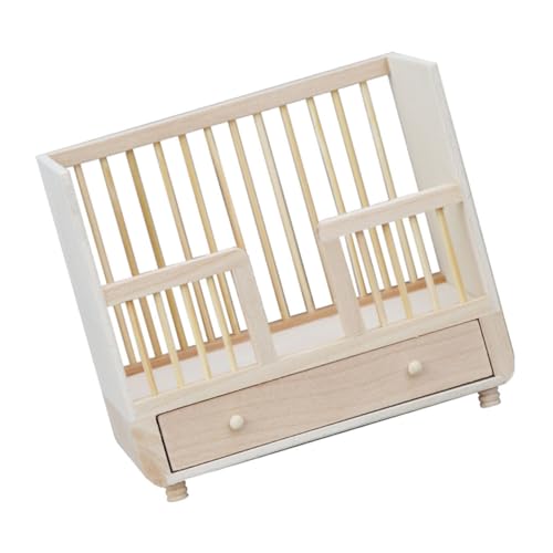 LRXIYODE Puppenhaus Miniaturbett aus Holz Langlebig und Vielseitig für Rollenspiele und Mikro Landschaften Perfektes Zubehör für Puppenhaus Schlafzimmer Dekoration LRXIYODE Puppenhaus Miniaturbett aus Holz Langlebig und Vielseitig für Rollenspiele und Mikro Landschaften Perfektes Zubehör für Puppenhaus Schlafzimmer Dekoration von LRXIYODE