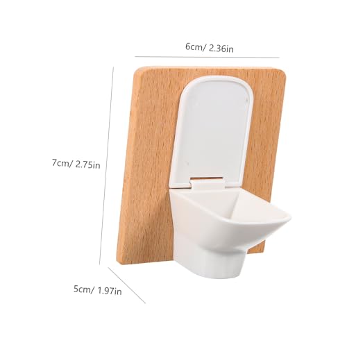 LRXIYODE Puppenhaus Zubehör Detailreiche Miniatur Toilette für Spiel und Dekoration von LRXIYODE