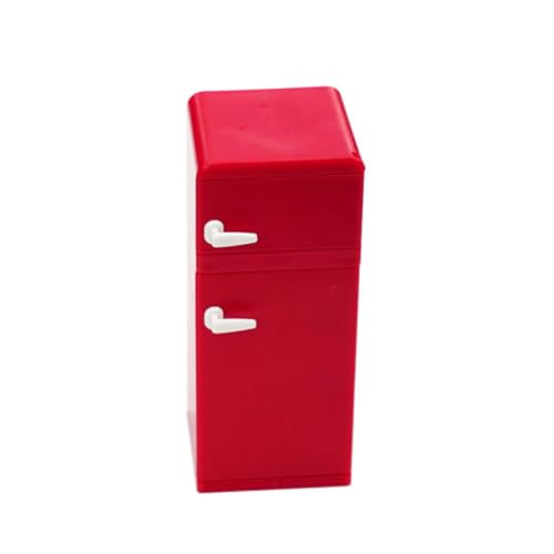 LRXIYODE Puppenhaus Zubehör für Kinderküche Sicher und Langlebig Handliches Mini Fridge Toy für Jungen und Mädchen Fördert Spielerisch Feinmotorik von LRXIYODE