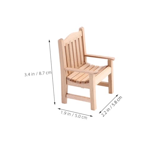 LRXIYODE Puppenhausmöbel Dekorativer Mini Stuhl für Kinderzimmer DIY Szenen Fotografie Requisiten Kleine Garten Sitzgelegenheit LRXIYODE Puppenhausmöbel Dekorativer Mini Stuhl für Kinderzimmer DIY Szenen Fotografie Requisiten Kleine Garten Sitzgelegenheit von LRXIYODE