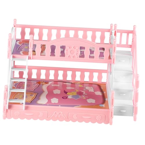 LRXIYODE Puppenhauszubehör Etagenbett für Puppen Puppenhausbett Puppenstubenmöbel 1 12 Etagenbetten stockbett bunk Bed kopfkissen Puppenhausdekor Miniatur-Etagenbettmodell Plastik LRXIYODE Puppenhauszubehör Etagenbett für Puppen Puppenhausbett Puppenstubenmöbel 1 12 Etagenbetten stockbett bunk Bed kopfkissen Puppenhausdekor Miniatur-Etagenbettmodell Plastik von LRXIYODE