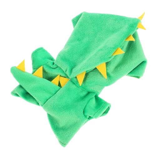 LRXIYODE Puppenkostüm Dinosaurier Overall Plüsch Sanft Atmungsaktiv Einteiler für Puppen Niedliches Cartoon Design Komfortabel Einfach Anzuziehen und Passend für Zarte Puppenbekleidung von LRXIYODE