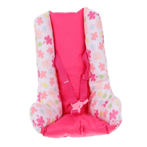 LRXIYODE Puppensicherheitsstuhl Puppen autositz Puppenhaus Puppenmode Puppenautositz Modell Zubehör für Puppenhausdekoration Puppe autositz Baumwolle Rosa von LRXIYODE