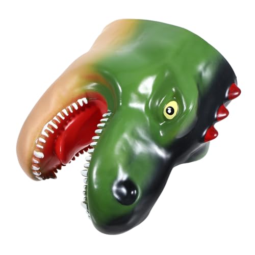 LRXIYODE Realistische Dinosaurier Handpuppe aus weichem Gummi mit beweglichem Interaktives für Geschichtenerzählen und Rollenspielen Grün LRXIYODE Realistische Dinosaurier Handpuppe aus weichem Gummi mit beweglichem Interaktives für Geschichtenerzählen und Rollenspielen Grün von LRXIYODE