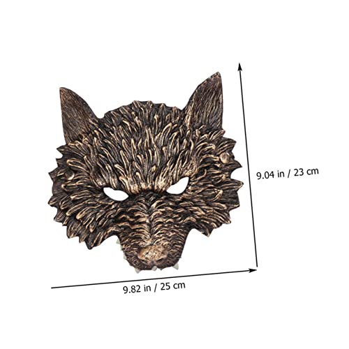 LRXIYODE Realistische Halloween Wolf Maske Goldfarbig Gruseliges Tier Kostüm Accessoire für Halloween Party Karneval Cosplay und Maskenball Lustige Dekorative Tiermaske für Zufällige Farbe LRXIYODE Realistische Halloween Wolf Maske Goldfarbig Gruseliges Tier Kostüm Accessoire für Halloween Party Karneval Cosplay und Maskenball Lustige Dekorative Tiermaske für Zufällige Farbe von LRXIYODE