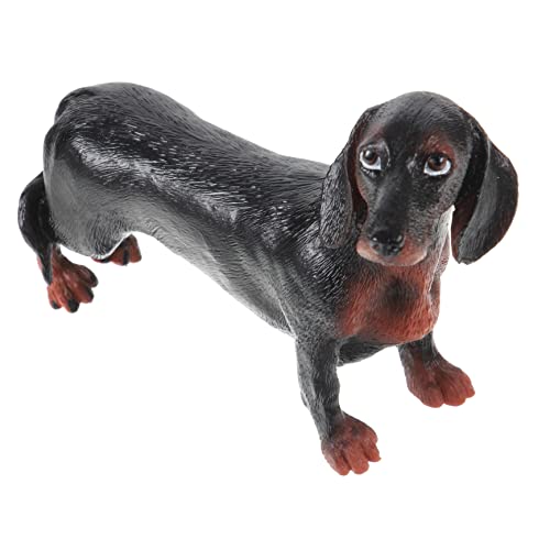 LRXIYODE Realistische Kleine Figur aus Kunststoff Detailgetreue Tierfigur als Dekoration und Lernspielzeug für Kinderzimmer Lebensechte Hundestatue für Sammler und Geschenkideen von LRXIYODE