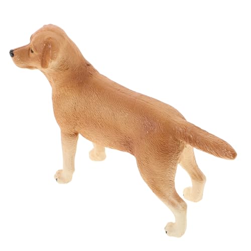 LRXIYODE Realistische Labrador Hundefigur Spielset Handbemalt Vielseitiges Tiermodell für Deko und Lernspiel Pädagogisches Hundespielzeug für Detailgetreue Kunststofffigur von LRXIYODE