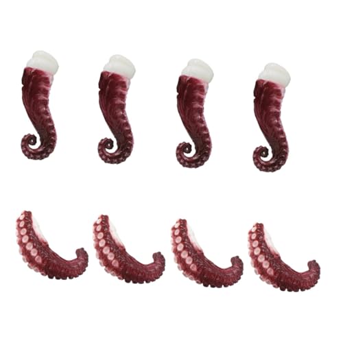 LRXIYODE Realistische Meeresfrüchte Modelle Teiliges Lebensechte Octopus Krallen PVC Deko für Fotografie Requisiten und Kreative Wohnaccessoires von LRXIYODE