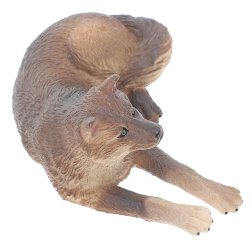LRXIYODE Realistische Mini Wolf Figur aus Kunststoff Detailgetreues Wildtier Modell Langlebige Wildtier Dekofigur für Tischdekoration Pädagogisches für Teilig LRXIYODE Realistische Mini Wolf Figur aus Kunststoff Detailgetreues Wildtier Modell Langlebige Wildtier Dekofigur für Tischdekoration Pädagogisches für Teilig von LRXIYODE