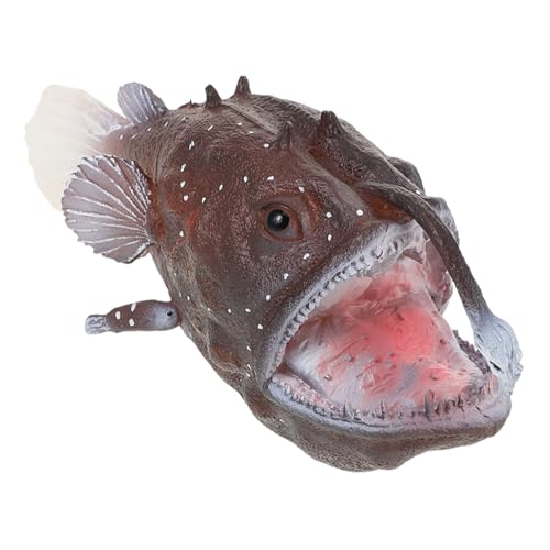 LRXIYODE Realistisches Anglerfisch aus Kunststoff Mini Meerestier Figur Robustes Tiefseewesen Modell für Lernprojekte Sensorisches und Mottopartys LRXIYODE Realistisches Anglerfisch aus Kunststoff Mini Meerestier Figur Robustes Tiefseewesen Modell für Lernprojekte Sensorisches und Mottopartys von LRXIYODE